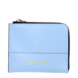 Marni Blue Polyethylene Men's Wallet